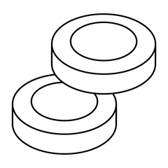 Modifiable icon of weight plates 