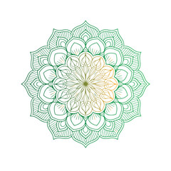 Mandala background in lineal style