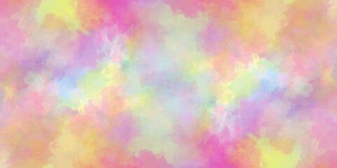 abstract colorful background with bokeh .Delicate sepia background with paint stains watercolor texture .subtle watercolor pink yellow blue gradient illustration.	