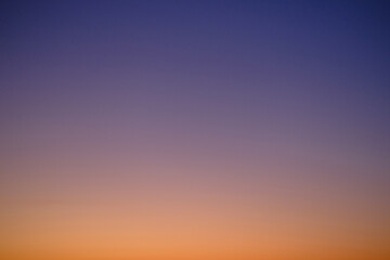 Evening sunset sky gradient. Beautiful background with space for text.
