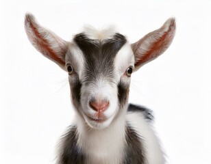 Fototapeta premium Adorable Baby Goat with Big Eyes