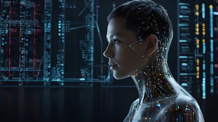 Futuristic Human-Machine Interface Concept