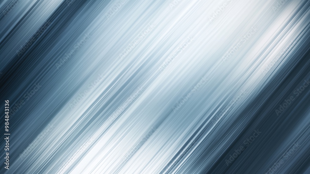 Canvas Prints a blue and white striped background with a white line in the middle. the background is very smooth a