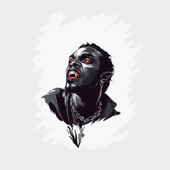 Vampire Halloween Graphic