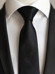 men's stylish black tie