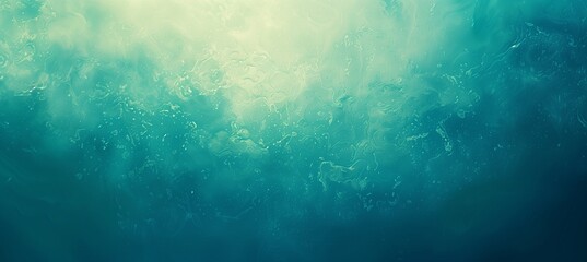A beautiful underwater background with soft light and water ripples, featuring a gradient of blue-green tones.