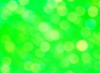 Green squared bokeh background for Banner, Poster, ad, celebration, event and various design works