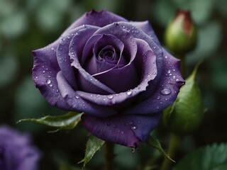 Purple rose.