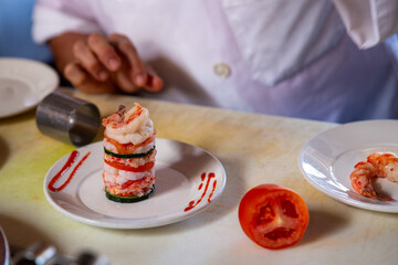 Shrimp and Crab Tower