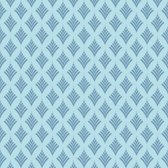 Blue vintage shape decorative, pattern background vector illustration