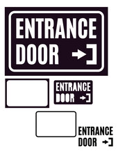 entrance door ai illustration 