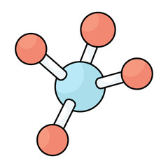 Modern design icon of topology 