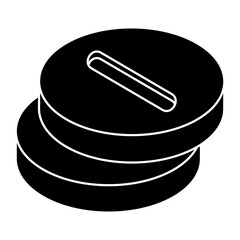 An editable design icon of capsules 