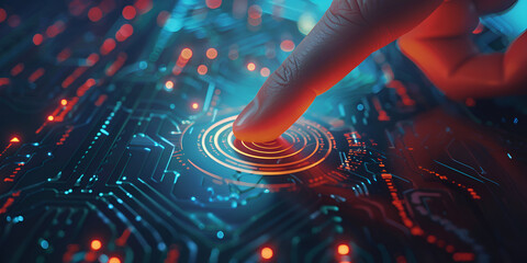 Touching Digital Interface | Futuristic Tech Interaction | Touchscreens use capacitive sensing to detect human touch.

