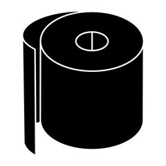 A perfect design icon of tissue roll