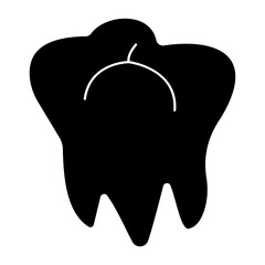 Premium download icon of tooth