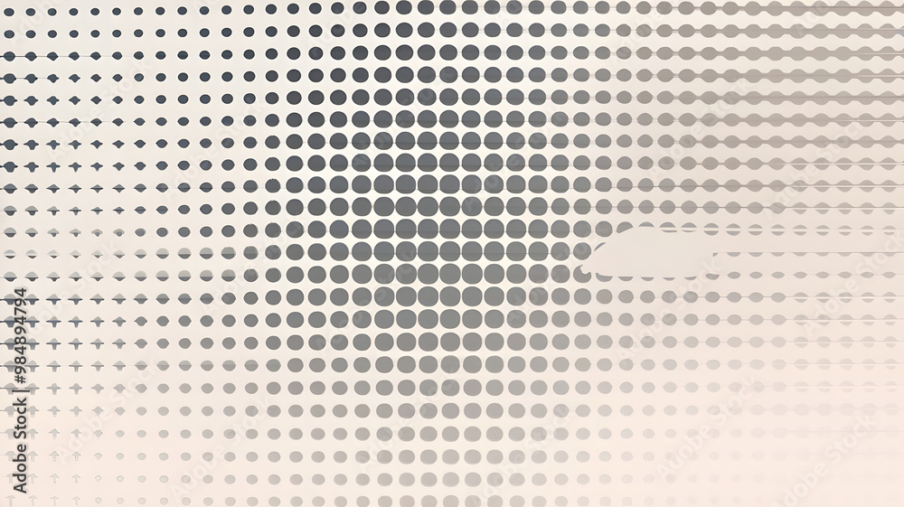 Wall mural abstract vector background with a seamless circle pattern