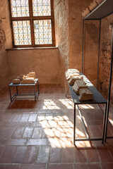 interior of an old abandoned house