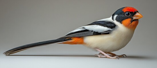 Colorful Bird with Long Tail