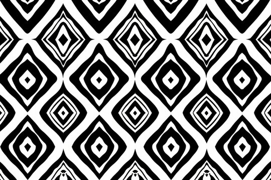 African geometric pattern for design prints  vector illustration.