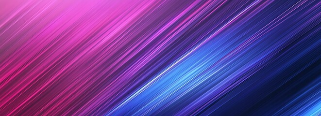 Fototapeta premium Abstract background design with diagonal blue and pink or purple line pattern. horizontal format for digital luxury business banner, contemporary cover, luxury premium. Generative Ai