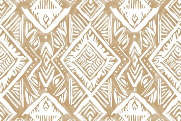 African tribal mud cloth seamless pattern for fabric and decor.