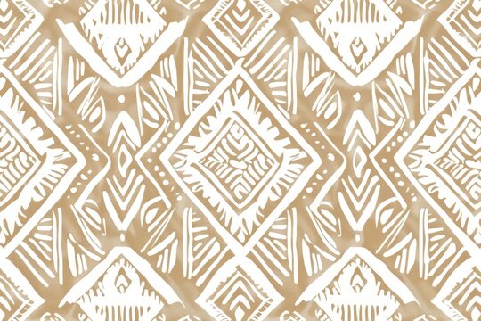 African tribal mud cloth seamless pattern for fabric and decor.