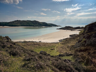 Beach in the late afternoon