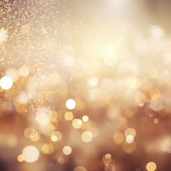 Obraz premium Sparkling glittering bokeh lights background. Concept for Christmas holiday, celebration, New Year's Eve