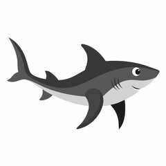 
This is a detailed vector art illustration of a Lantern Shark, ideal for marine-themed designs, deep-sea wildlife illustrations, and digital art projects showcasing its bioluminescence.