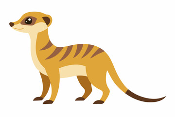 Explore the vibrant savanna with this detailed vector illustration of a meerkat. Perfect for digital design projects, branding, and educational materials.