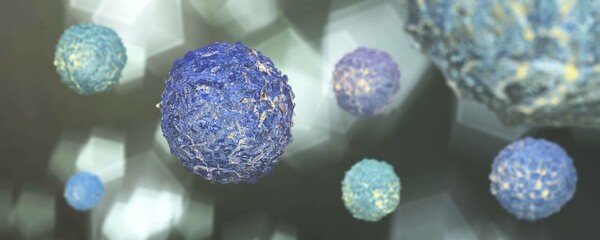 stem cells, hematopoietic cells, medical background,
3D rendering