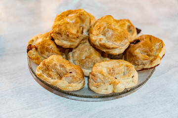 Typical Argentine empanadas. It is a traditional dish.