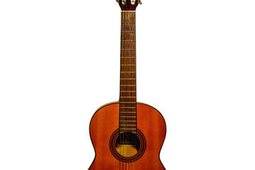 Obraz premium acoustic guitar isolated