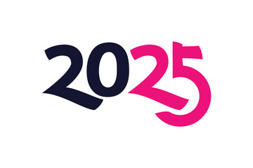 2025 design element vector with creative concept