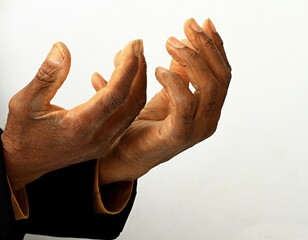 people with hand gestures showing how they feel with expression by body language with people stock...