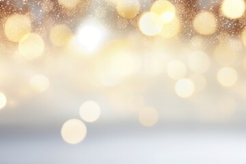 Obraz premium Sparkling glittering bokeh lights background. Concept for Christmas holiday, celebration, New Year's Eve 
