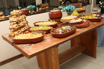 mesa de frios festa