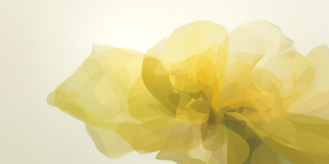 Fancy Gentle Flower, Stylish Abstract Floral Painting. Peace, Happiness, Modern Luxury, Feminine Energy. Enlightenment, Mindfulness, Mental Wellness, Therapy. Premium Cosmetic, Fragrance, Wellbeing