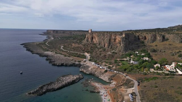 Macari Bay. Pristine sea. Immersed in nature. Dream Sicily.