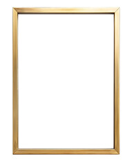 golden frame isolated png transparent background