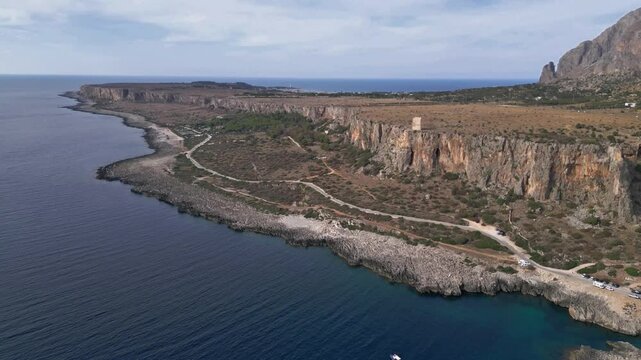 Macari Bay. Pristine sea. Immersed in nature. Dream Sicily.