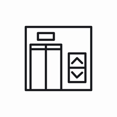 ligt elevator icon sign vector