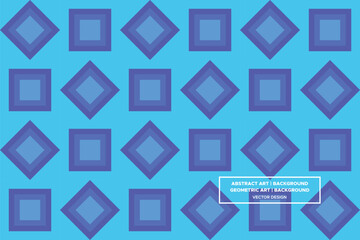 Square Shapes and Designs Blue and Light Blue Colors Geometric Pattern Abstract Pattern Seamless 
