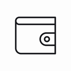 wallet finance icon sign vector