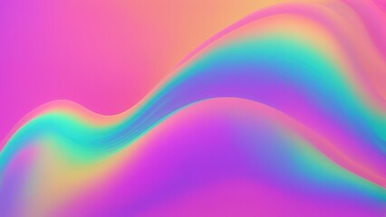 A vibrant abstract background featuring flowing waves of pastel colors, ideal for digital design and creative projects.