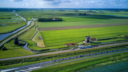 Windm&uuml;hle Windpumpe Holland Niederlande 