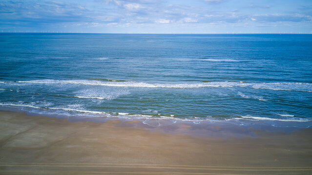 Strand und D&uuml;nen in Bergen aan Zee Holland Niederlande