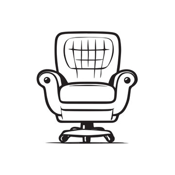 recommend clip art: Living room sofa or couch or divan icon silhouette . Home interior Furniture concept 