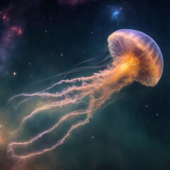 Jellyfish in the space